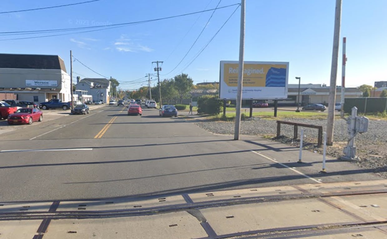 south side of Brook St, 100' east of Third Ave., facing south Media