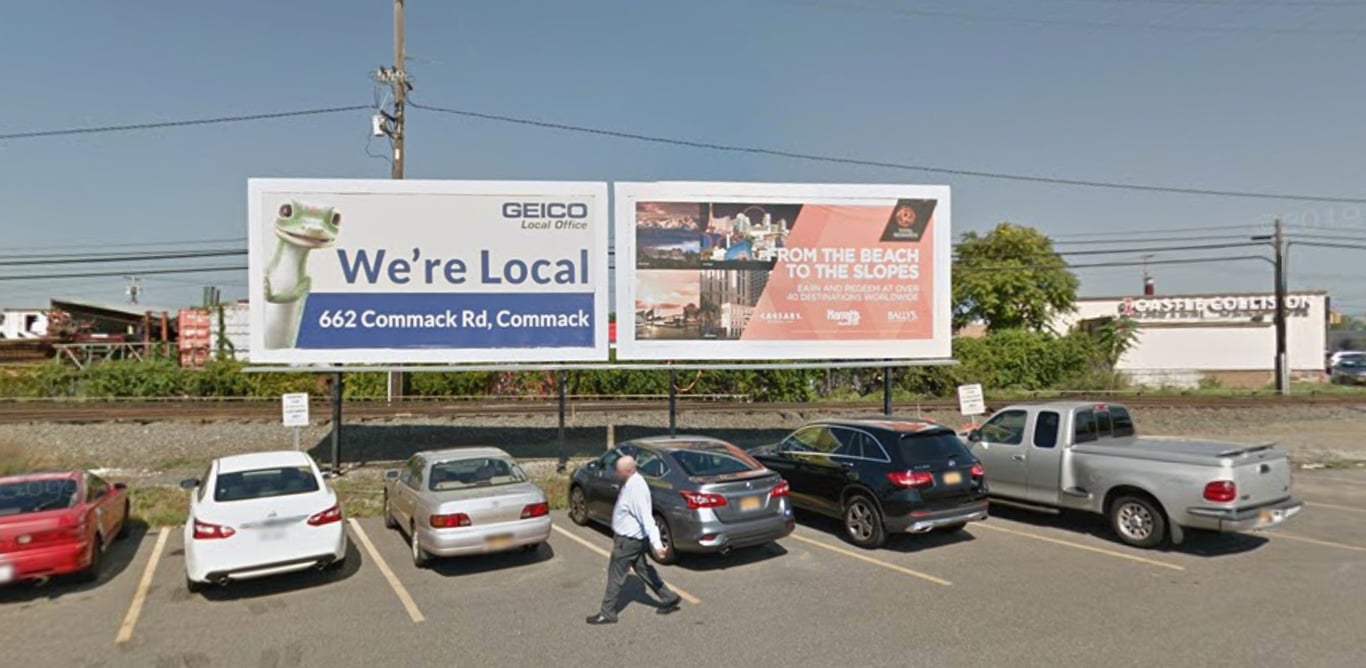 Commack Road S/O Long Island Avenue & LIRR across from Tanger Outlet entrance F/S. Media