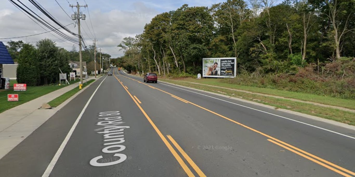 north side Route 27A, 250' west of Hawkins Rd, facing east Media