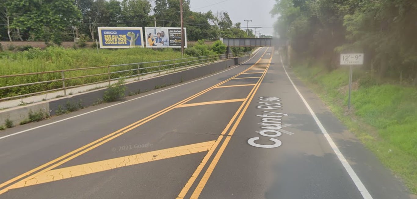 north side Route 27A, 350' east of Railroad Ave., facing west Media