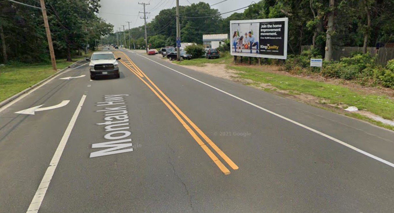 north side Route 27A, 300' east of Riverhead Rd., facing west Media