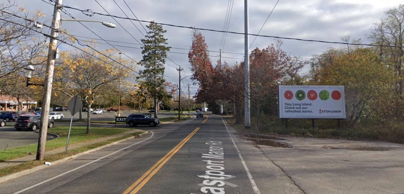west side Eastport Manor Rd, north of Route 27A, facing west Media