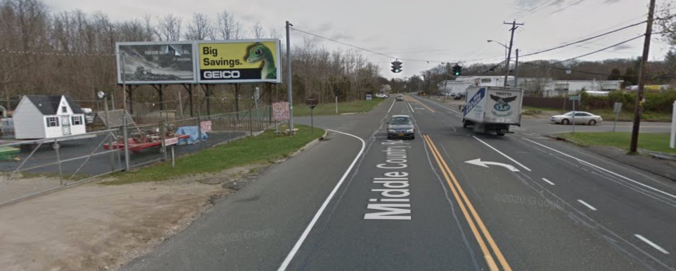 north side Route 25, 20' west of Bartlett Rd, facing west Media