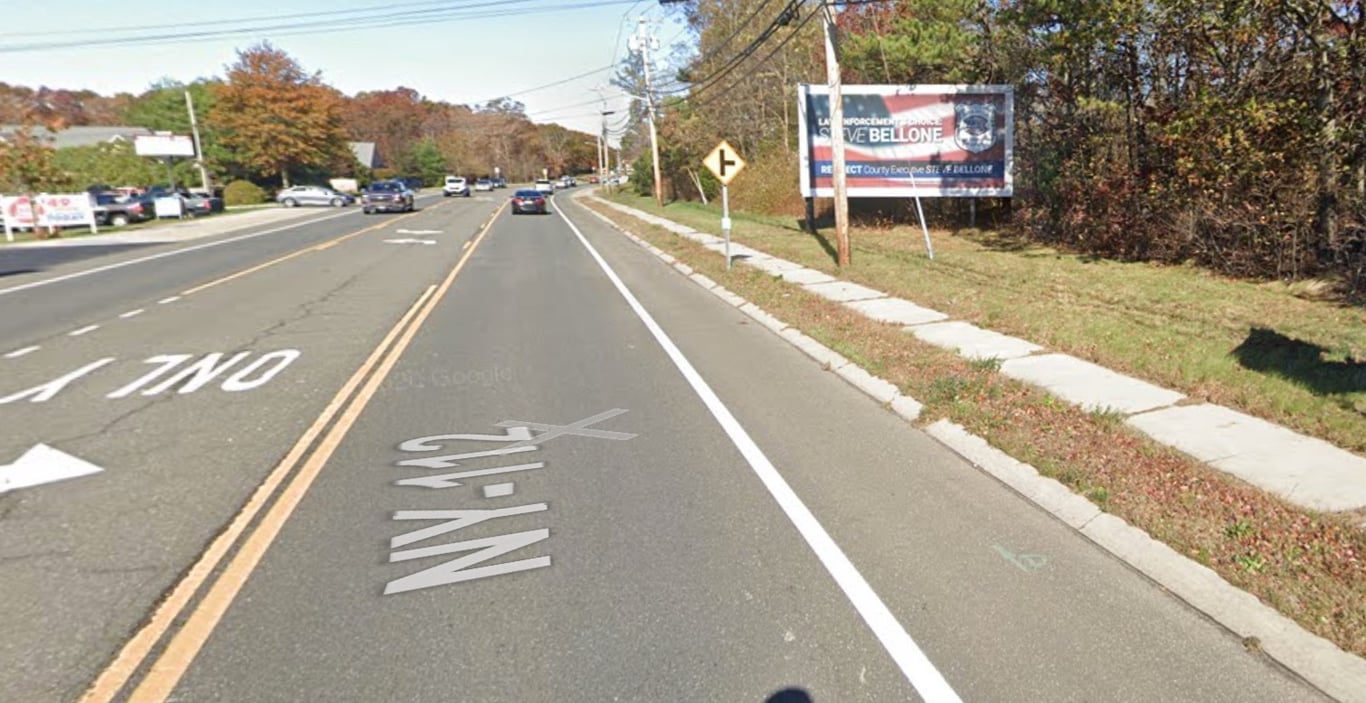 Rt. 112, corner of S. Grove, facing south Media