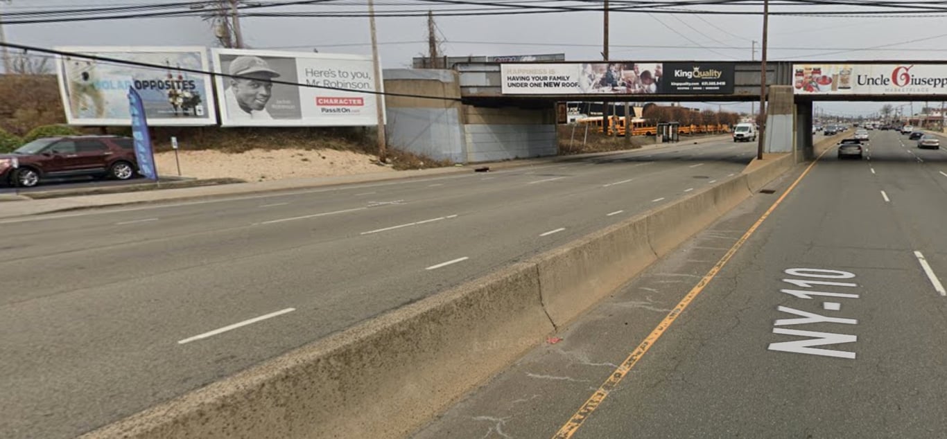 West side of Broadhollow Rd one block N/O Conklin St, F/S Media