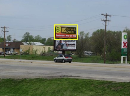 Right off I-55 and inbound from I-72-high traffic to downtown Media