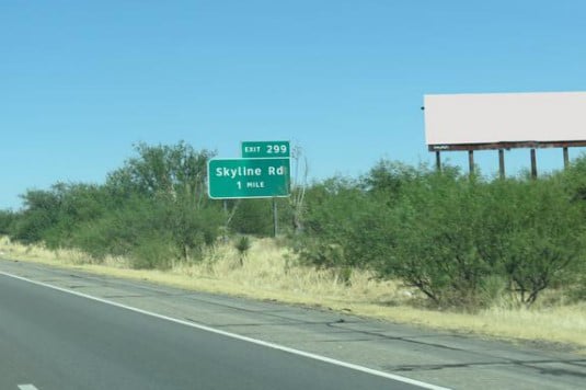 Location photo for I-10 SS 1mi E/O Mescal Rd mm 298 F/W - 1