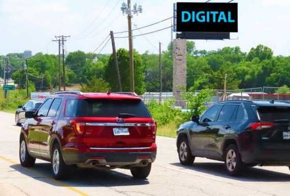 Location photo for S McDonald St near Lucky the Mule (McKinney)