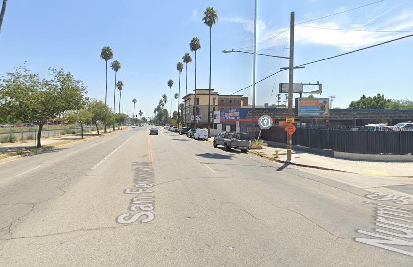 SAN FERNANDO RD WL 25F S OF NURMI ST NF Media