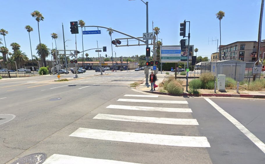 POLK ST WL 90' N/O SAN FERNANDO RD NF Media