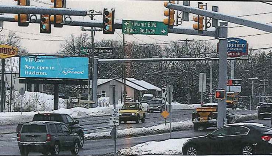 Location photo for PA-93 near PSU Entrance (Hazleton)