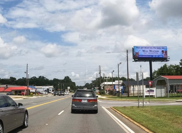 Hwy 19 50' N/O W. Forsyth St ES, SW/F