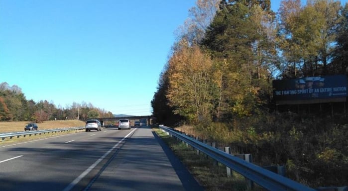 I-40, 1 MI E/O JAMESTOWN RD EXIT 100 Media