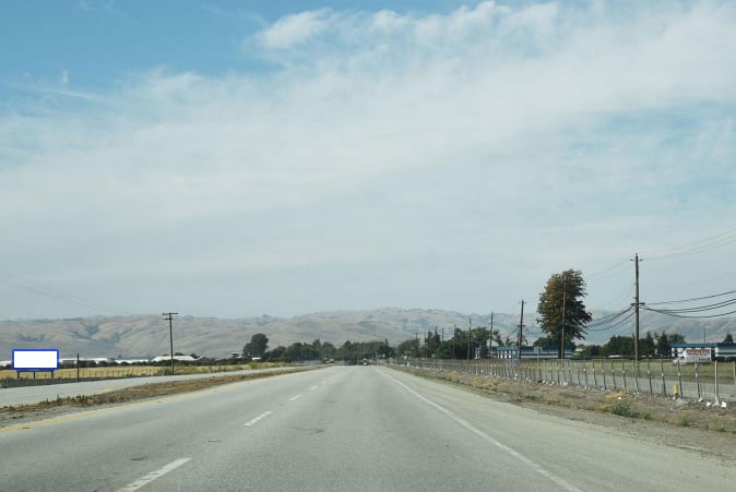 Billboard near Gilroy Garlic Festival 2026
