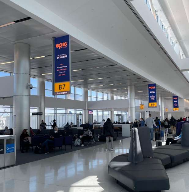 Concourse B - Vertical Digital Blade Signs - Package of 120