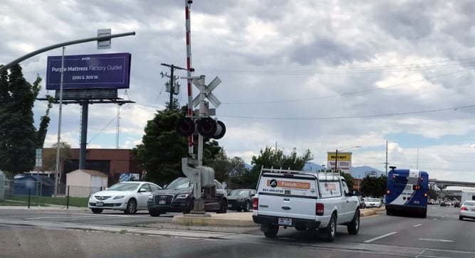 Location photo for W 2100 S Expy near Central Pointe Station (Bay A) (South Salt Lake)