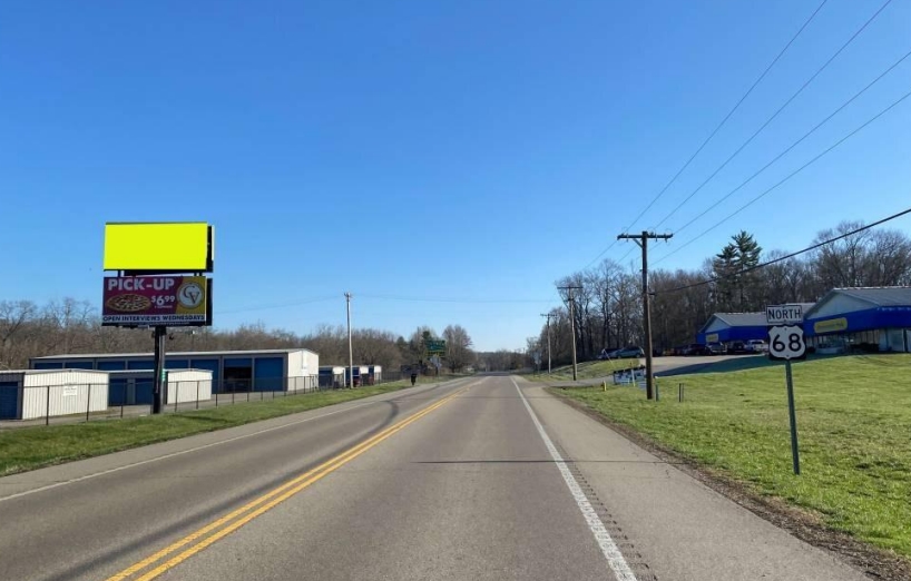 Visible to traffic heading to and from Xenia and Yellow Springs. Media