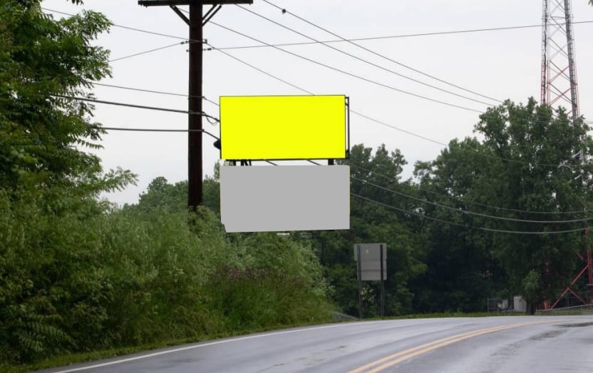 Visible to traffic heading to and from Xenia. Media