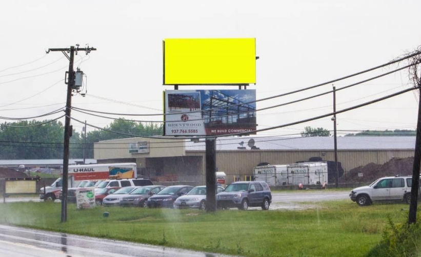 Visible to traffic heading to and from Xenia. Media