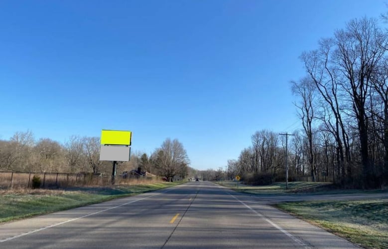 Visible to traffic heading to and from Xenia and Yellow Springs. Media