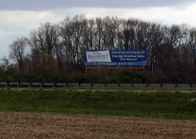 I-70, .4 MI W/O SR 68, NS FE 20x80 Media