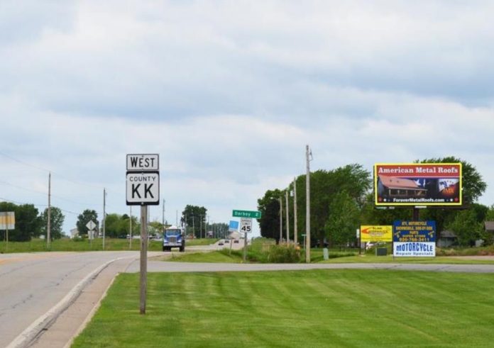 CTY RD KK, 465' W/O FIELDCREST DR. NS Media