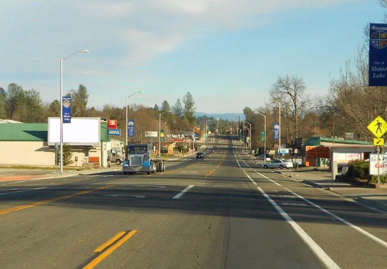 Shasta Dam Blvd. 150.00 ft E/O Meridian Avenue N/S F/W Media