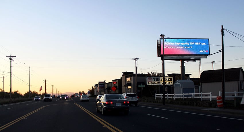 SH 8 55ft W/O SW 224th Ave, F/E Media