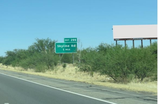 Location photo for I-10 SS 1mi E/O Mescal Rd mm 298 F/W - 1