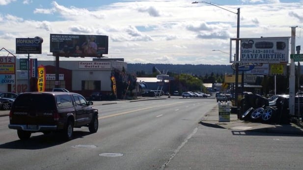 Location photo for N Nevada St near North Foothills @ Hamilton, Logan (Spokane)