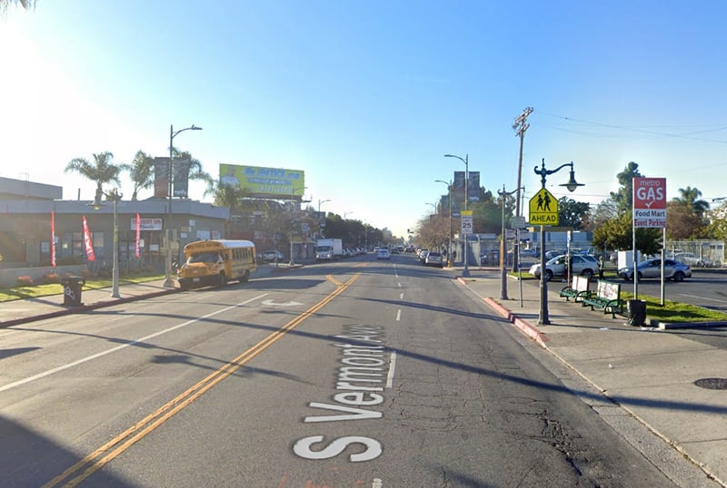 Location photo for S Vermont Ave near Exposition Marketplace, South Los Angeles (Los Angeles)