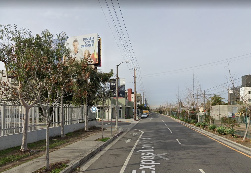 Location photo for Exposition Blvd near Expo / Vermont, South Los Angeles (Los Angeles)