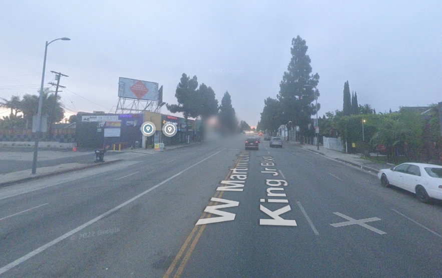 Location photo for W Martin Luther King Jr Blvd (Los Angeles)