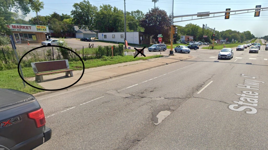 Location photo for University Ave (Hwy 47) & 49th Ave NE (Columbia Heights)