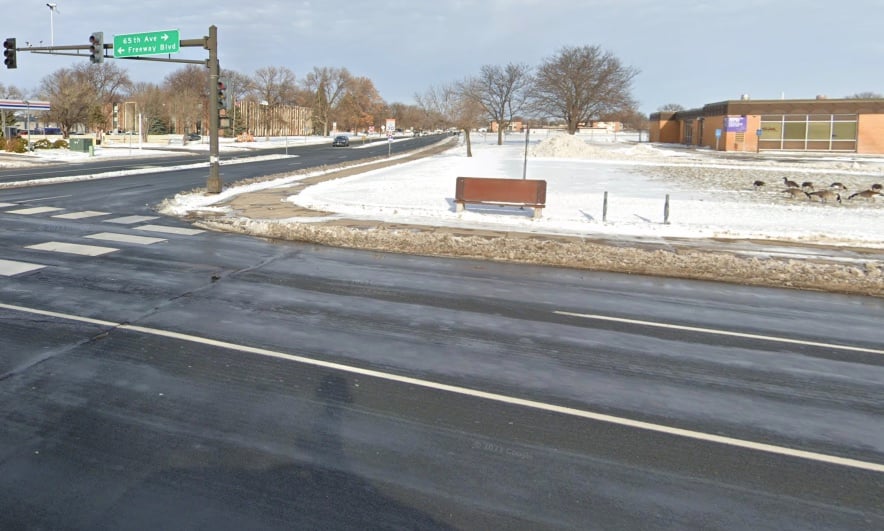 Location photo for 65th Ave N & Humboldt Ave N (Brooklyn Center)