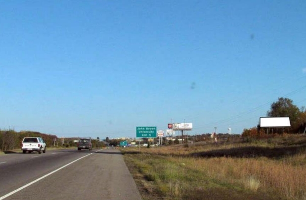 I-40 S/S, 0.10 mi W/O US 59, Van Buren, AR, EB, W/F Media