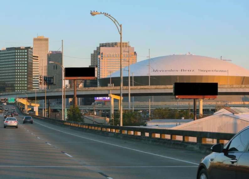 Pontchartrain/I-10 & Superdome Exit S/S F/W Media
