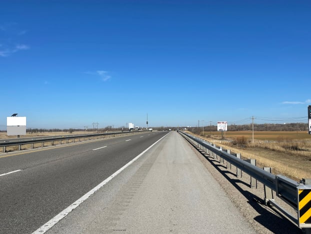 W. side of I-35 S. @ mm 92 Media