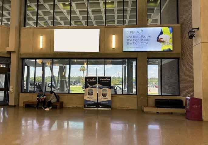 Ticketing - Single Lit Tension Fabric Display