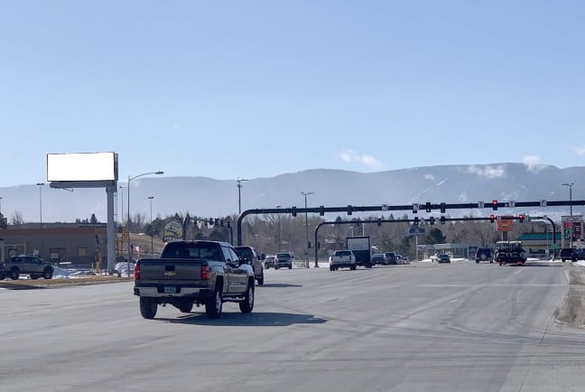 Location photo for E 2nd St near Sidewalk Bench (Casper)