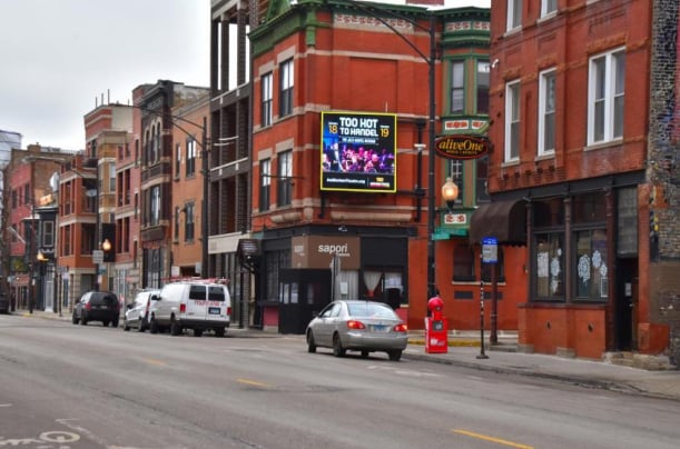 Location photo for N Halsted St near Halsted & George, Lincoln Park (Chicago)