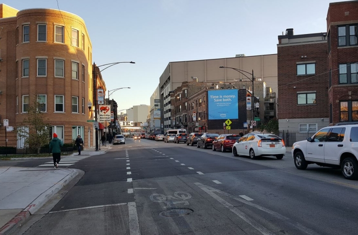 Location photo for N Clark St near Halsted & George, Lake View East (Chicago)