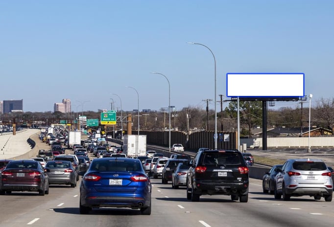 LBJ (635) 1200' E/O Webb Chapel S/S F/W Media