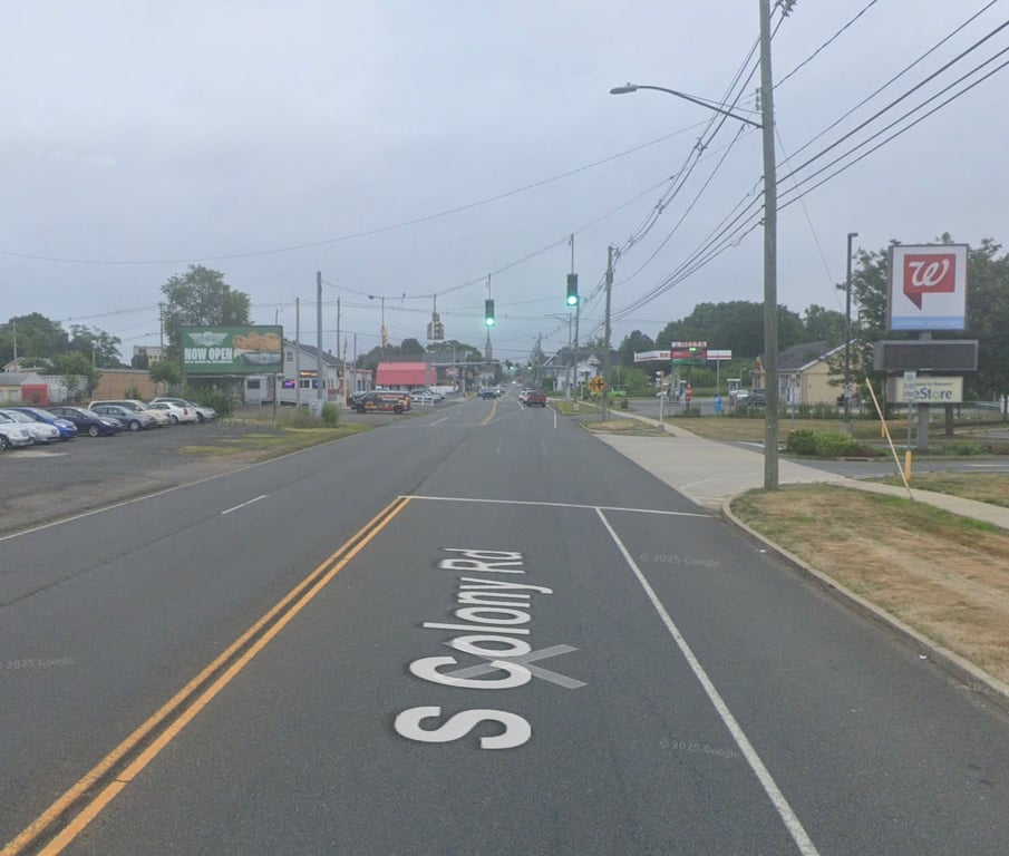 S.Colony Rd 300 ft S/O Ward St W/S F/S Media