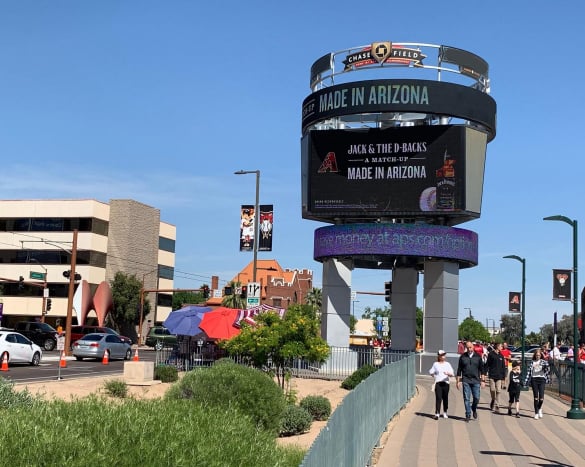 Location photo for E Jefferson St near Chase Field, Central City (Phoenix)