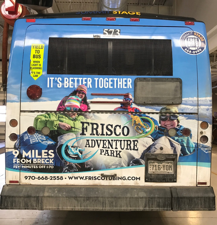 Billboard near Food and Wine Classic n Aspen