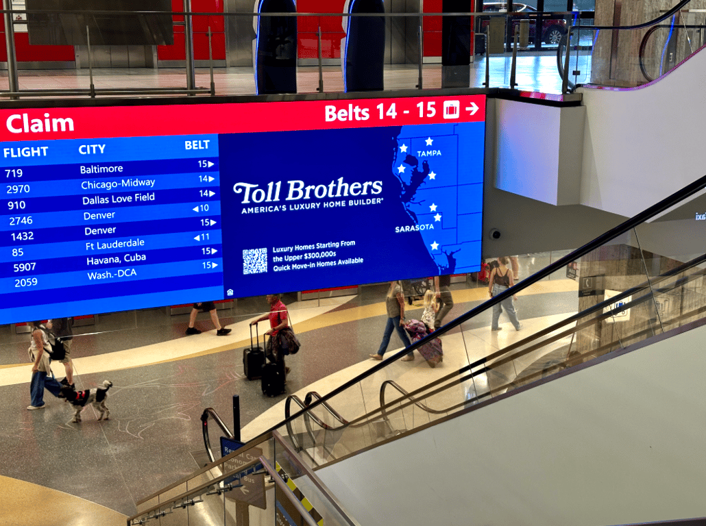 Arrivals Escalator Digital Network - Package of 4