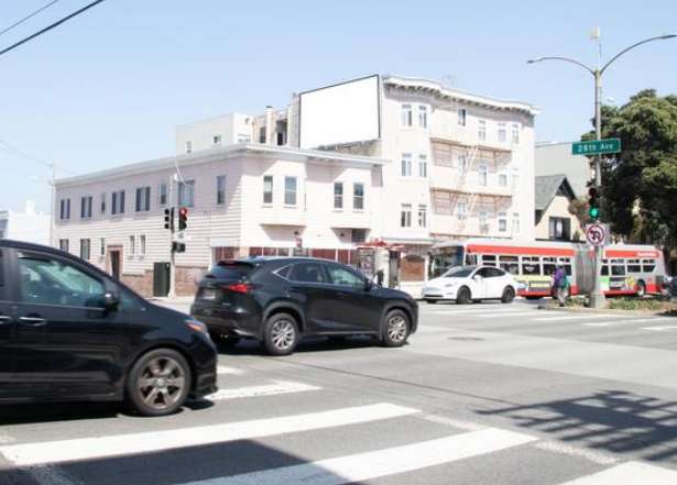 Location photo for Geary Blvd near Holy Virgin Cathedral, Central Richmond (SF)