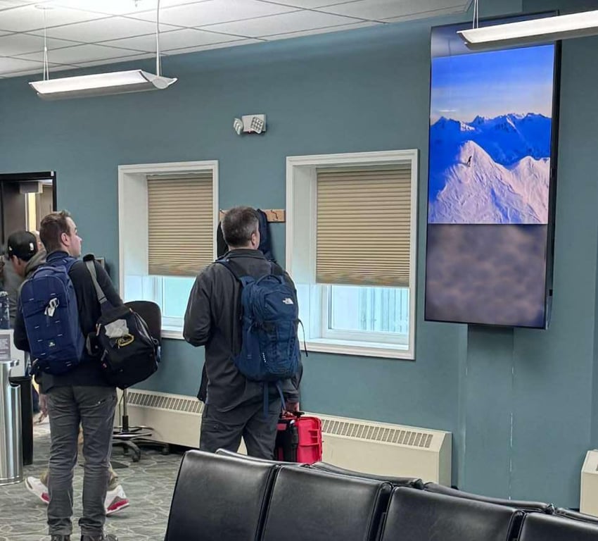 Billboard in Prudhoe Bay, AK