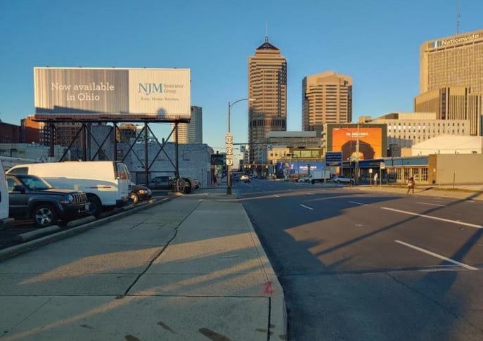 Location photo for E Spring St near Saint Joseph Cathedral, Uptown District (Columbus)